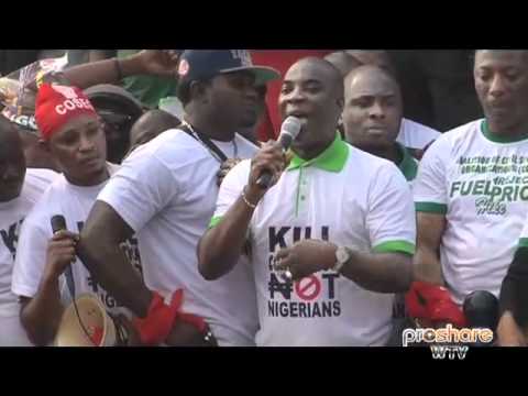 Save Nigeria Group, SNG and Protesters in Lagos express displeasure in Fuel