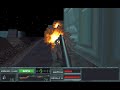 a few minutes of gameplay, of bethesda's terminator: future shock. i haven't played this in a while, so i'm a bit out of practice. in any case this game is awesome. it used one of the first true full 3d engines, called xngine, which was also used for the sequel skynet, and elder scrolls ii daggerfall, elder scrolls legends: battlespire and elder scrolls adventures redguard, and a couple of racing games they made back in the mid/late 90's. what's really special about this game, are the enormous maps. compared to other fps's at the time, the maps are incredibly big, and a lot less linear. there is also a map where you drive a car, which makes it probably one of the first fps's with a 