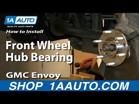 How To Install Replace Front Wheel Hub Bearing 2002-09 GMC Envoy plus XL XUV