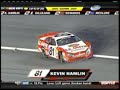 2009 NASCAR Nationwide Charlotte - David Gilliand takes Steven Wallace and Kevin Hamlin out