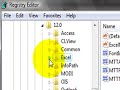 Excel 2007: Changing the registry Excel 2007: Changing the registry