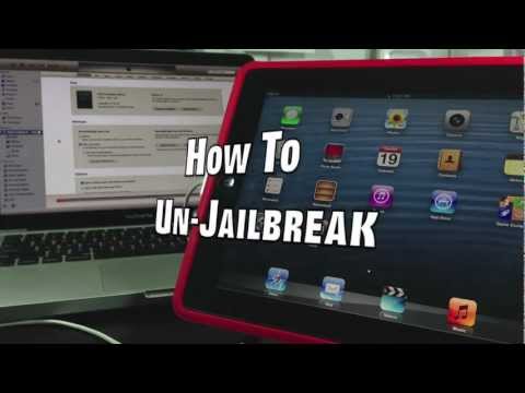 how to remove jailbreak