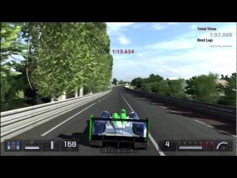 GT5 - Pescarolo C60 Hybride Judd Race Car '05 Top Speed Run