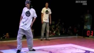 Salah & Acky vs Poppin J & Crazy Kyo – Juste Debout 2008