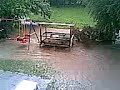 Überschwemmung am 10.07.07 in Bad Soden/Hessen/Deutschland