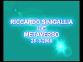 RICCARDO SINIGALLIA LIVE@METAVERSO