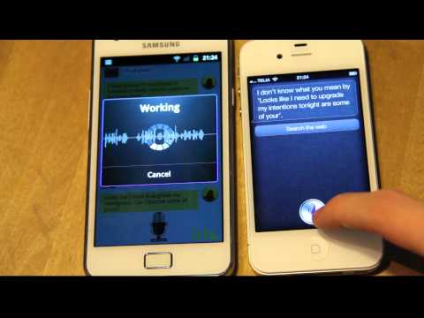 Siri Meets Iris! Samsung Galaxy S2 vs. iPhone 4S Voice Technology! Apple vs. Android!