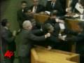 Raw Video: Lawmakers Brawl in Mexico