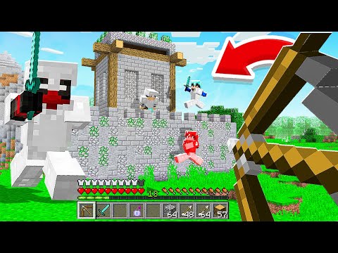 Extreme Minecraft Battle For This Castle Hide Or War