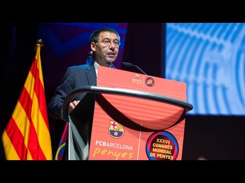 Discurs de Josep Maria Bartomeu en el Congrés de Penyes Discurs de Josep Maria Bartomeu en el Congrés de Penyes