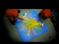 Tibetan Sand Mandala swept away