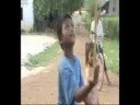 Circus workshop in Anlong Khong