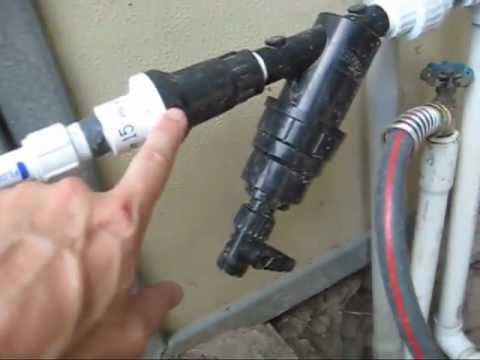 how to fertilize through a drip irrigation system