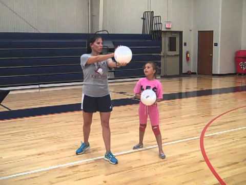 how to practice overhand volleyball serve at home