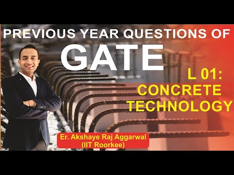 L 01 Concrete Technology | Reinforced Cement Concrete (RCC) | GATE Previous Year Questions | CIZ
