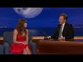 she seems sweet, but boy does jessica biel have a darkly macabre side. more conan @ http://teamcoco.com/video.