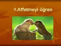 mutlu olmanın yollarını hoş bir müzik ve cici resimlerle izleyelim