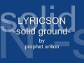 LYRICSON - Solid Ground