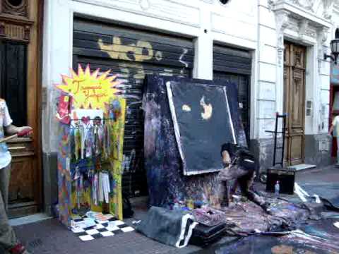 deused - Estive em Buenos Aires este mês e, no último domingo, 26.10.2008, fui conhecer as maravilhas artísticas que se encontram na Feira de San Telmo. Não parei par...