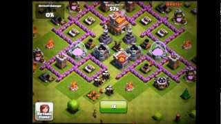 Clash of Clans Town Hall Level 7 Funnel Defense Replays
