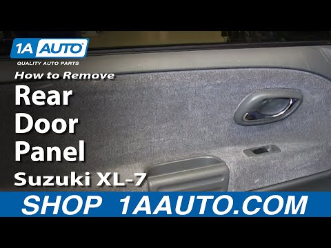 How To Remove Install Rear Door Panel Suzuki XL-7