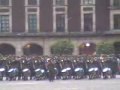 Arreamiento de bandera en el Zocalo de la Cd de Mexico