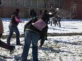 Snowball Fight at Anahuac High School Snowball Fight at Anahuac High School