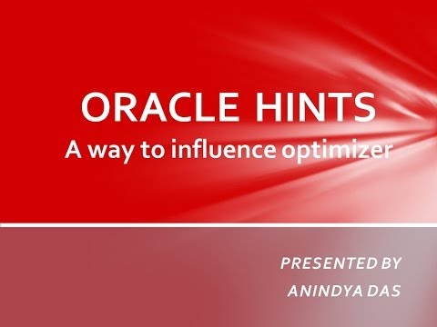 how to provide index hint in oracle
