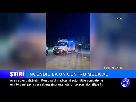 Incendiu la un centru medical