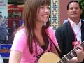 demi surprised us at her meet and greet and came out and sang 2 songs acoustically. this one is two worlds collide.