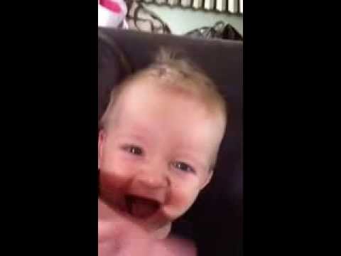 Funny baby Hi Ho HA Laughing Happy Babies Funny Video