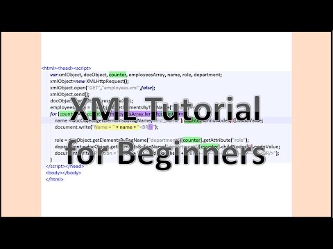 how to write xml code
