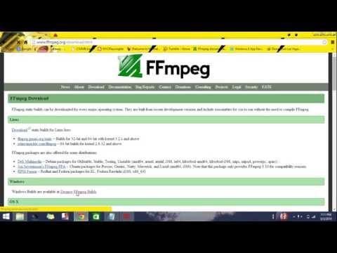 how to enable ffmpeg