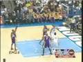 DJ Mbenga Put back dunk over Marcus Camby