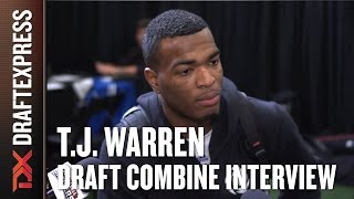 T.J. Warren Draft Combine Interview