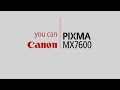 Canon PIXMA MX7600 Inkjet Multifunctional (NL)