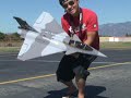 Rafale Electric Delta Wing Scale RC EDF Jet Flight Review!