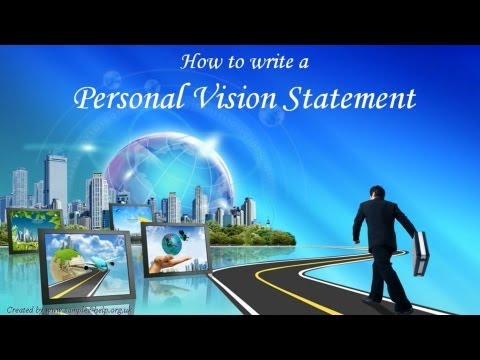 how to write vision statement