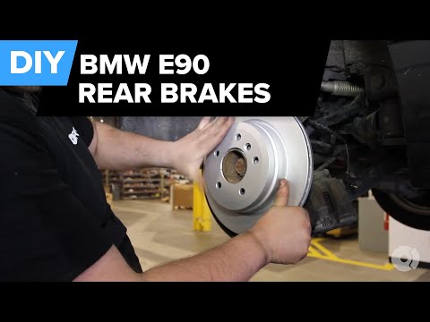 BMW E90 Rear Brake Replacement (328i Pads, Rotors, Sensors) FCP Euro