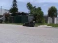 go cart burnout