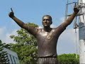 www vasco com br   inauguração da estátua do romário