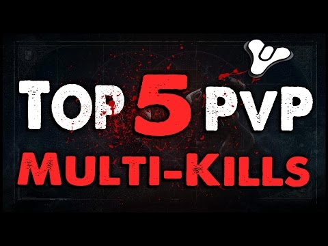 Destiny: Top 5 Crucible Multi-Kills! (Amazing PvP Multi-Kills)