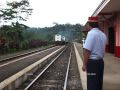 Railway Kereta Api : KA 60 Parahyangan passing Sasaksaat Station and PPKA Mr Eman