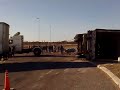 Coronel Pringles, Vuelco Camion, Accidente, Burnout
