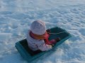 Alex Bivins Snow Sledding