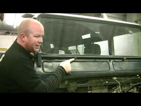 landrover 110 200tdi 300tdi td5 bulkhead how to change and fitting instructions and guide pt10