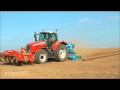 Massey Ferguson 6490 with Lemken Solitair 8 Drill and Guttler Duplex 56 (i think) Front Press