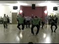 students learned a routine in about 2 hours then performed it that evening