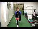 Plyometrics Training Exercises : Scissor Lunge Exercises with a Medicine Ball
