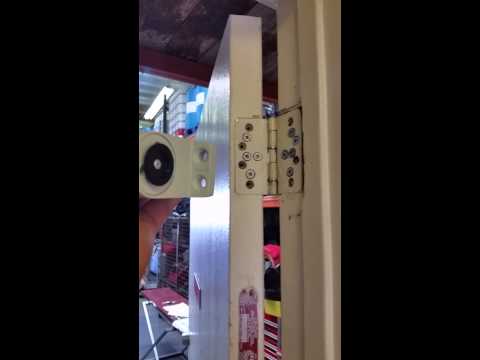 how to adjust auto door closer